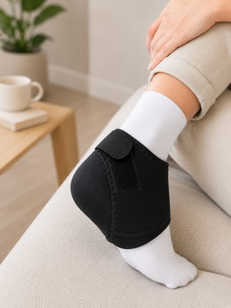 S Beden Topuk Çorabı 36-40 Numara Ayarlanabilir Cırtlı Topuk Destekleyici - Lisinya