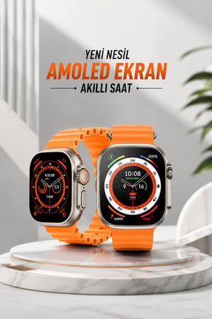 Akıllı Saat Android ve İOS Uyumlu 49 MM NFC Özelliği GPS Takibi - Lisinya