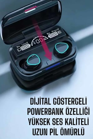 Bluetooth Bağlantılı Suya Dayanıklı, Uzun Pil Ömürlü Kablosuz Kulaklık - Lisinya