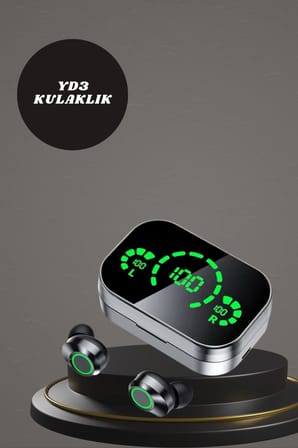 7 Kordonlu Akıllı Saat Ve Aynalı Bluetooth Kulaklık Powerbank Dijital Göstergeli - Lisinya