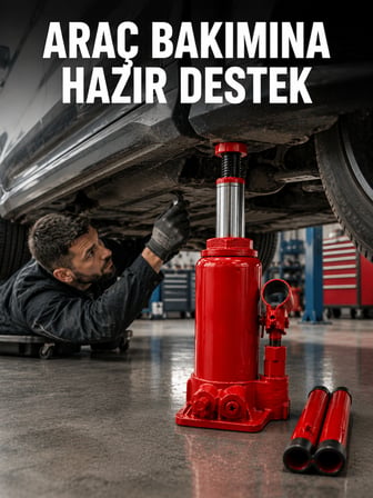 2 Ton Hidrolik Kaldırma Gücü ile Güvenli Araç Desteği - Lisinya