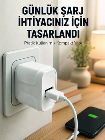 Akıllı Güvenlik Korumalı USB Şarj Başlığı 12W Güç Çıkışı - Lisinya