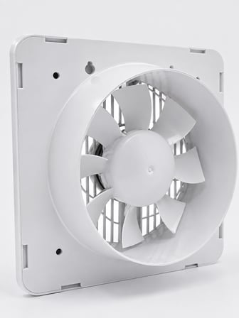 150 mm Havalandırma Aspiratörü 20,8 x 20,8 cm 320 m³/h 20 W Duvar ve Tavan Montajlı Fan - Lisinya
