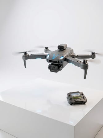 Uzaktan Kumandalı Çift Kameralı Hobi ve Fotoğraf Drone'u - Lisinya