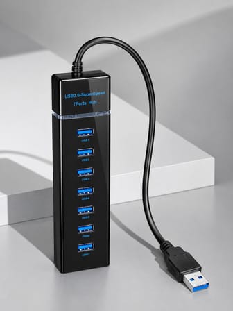 USB Hub 7 Port USB 3.0 Çoklayıcı Windows  Uyumlu - Lisinya