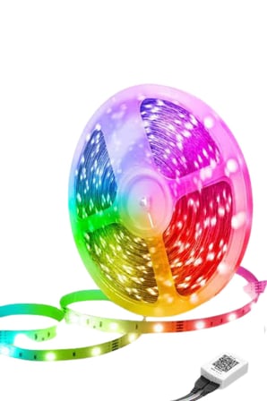 RGB Neon Şerit Led Lamba 10 Metre İç Mekan Tasarımına Uygun - Lisinya