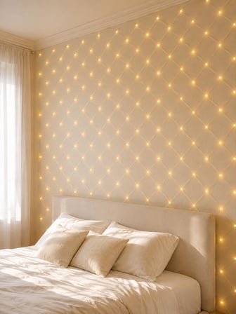 LED Ağ Işık Dekoratif File Aydınlatma Balkon Oda ve Bahçe Süsleme Yeni Nesil - Lisinya
