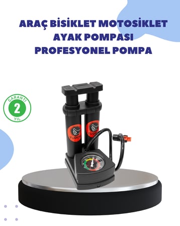 Çok Amaçlı Ayaklı Lastik Pompası Yüksek Hassasiyetli - Lisinya