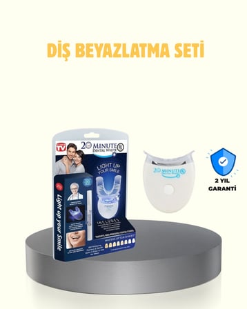 LED Işıklı Profesyonel Diş Beyazlatma Seti - Lisinya
