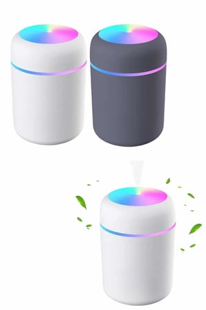 Rgb Işıklı Ulrasonik Ledli Hava Nemlendirici Buhar Makinesi Buhardanlık - Lisinya