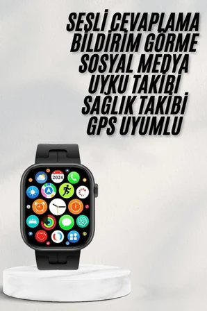 Akıllı Saat Android ve İOS Uyumlu Plastik Kordon Yeni Seri - Lisinya