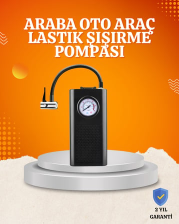 Taşınabilir Elektrikli Oto Motosiklet Bisiklet Lastik Şişirme Pompası - Lisinya