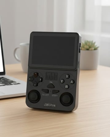 Wi-Fi Özellikli Taşınabilir Retro Oyun Konsolu Analog Joystickli - Lisinya