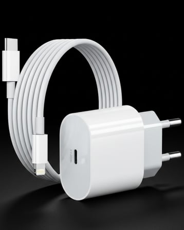 iPhone 14 13 12 11 Uyumlu 20W Hızlı Şarj Adaptörü Lightning Kablo Seti - Lisinya