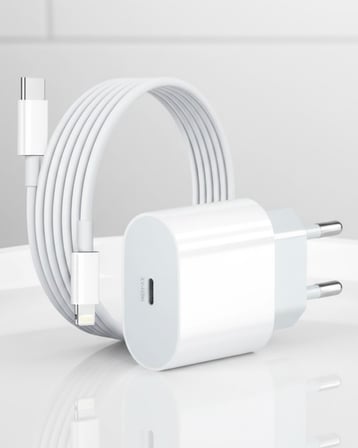 iPhone 12 11 XR XS X 8 Plus 7 20W PD Lightning Hızlı Şarj Adaptörü - Lisinya