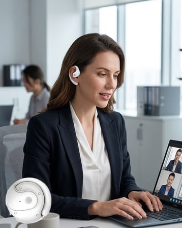 Bluetooth Kulaklık Çift Mikrofonlu Uzun Kullanım Süreli ve Hızlı Şarj Özellikli - Lisinya