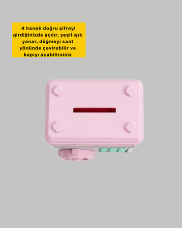 Çocuklar İçin Eğitici Elektronik Şifreli Kumbara - Lisinya