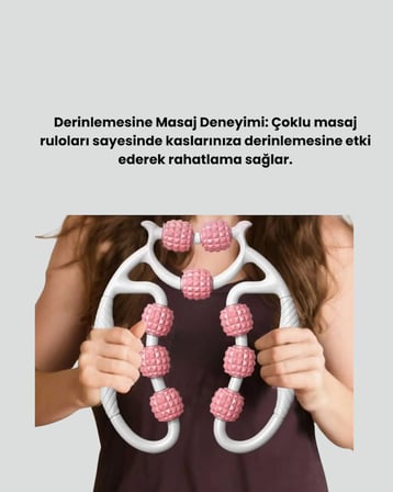 Plastik Masaj Aleti Derin Doku Kas Gevşetici Rulo - Lisinya