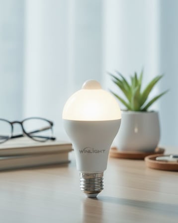 Otomatik Yanan Sensörlü LED Ampul Ev ve Ofis Kullanımına Uygun - Lisinya