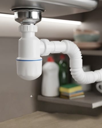 Lavabo Sifon Seti Esnek Borulu Koku Engelleyici Sızdırmaz ve Kolay Montajlı - Lisinya