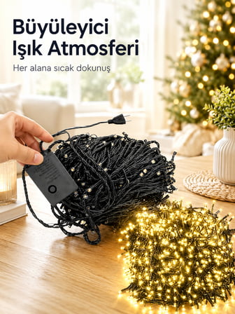 10 Metre Şerit Led Gün Işığı Led Işık Süsleme Parti Malzemesi Konsept - Lisinya