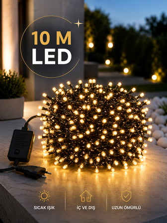 Dekoratif Aydınlatma Ampüllü 10 Metre Gün Işığı Şerit Led - Lisinya