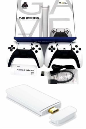 Game Stick 4K Retro Çift Kollu Atari Oyunlari +20000 Oyunlu Konsol Nostalji - Lisinya