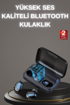 Yeni Nesil TWS Kablosuz Kulaklık Güçlü Batarya Yüksek Kalite Bluetooth 5.0 ANC Özelliği - Lisinya