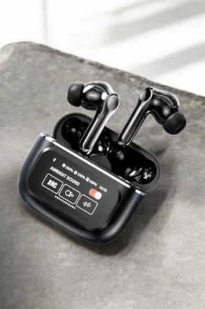 Yeni Nesil Bluetooth Kulaklık Ekranlı Yüksek Ses Kaliteli Uzun Şarj Süreli - Lisinya