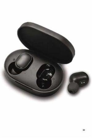 Kulaklık Dijital Göstergeli Bluetooth Bağlantılı Kablosuz Kulak İçi Mikrofonlu Dokunmatik Kontrol - 