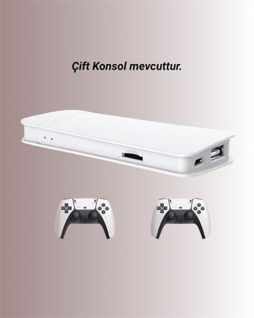 4K Destekli Bluetooth Retro Oyun Konsolu – M15 Modeli - Lisinya