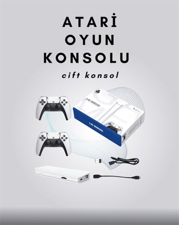 4K Destekli Bluetooth Retro Oyun Konsolu – M15 Modeli - Lisinya