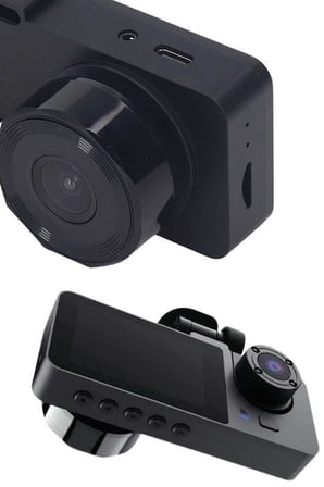Araç İçi Dikiz Kamerası Sürüş Kaydedici 3 Lensli DVR Kamera - Lisinya