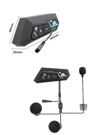 Yeni Nesil Dinleme Ve Konuşma Özellikli Intercom Kask Kulaklığı 5.0 Bluetooth - Lisinya