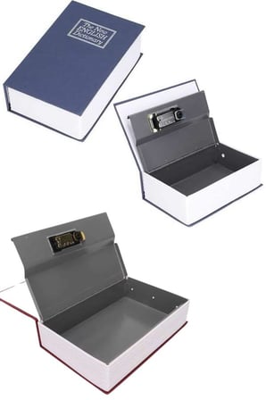 Kilitli Gizli Kasa Sözlük Kumbara Kitap Sözlük Görünümlü 18cm - Lisinya