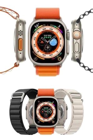 Yeni Nesil Akıllı Saat Çok Yönlü Titreşimli 49 MM Android ve İOS Uyumlu - Lisinya