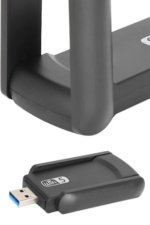 Mbps Wifi Alıcı Kablosuz Wifi Adaptörü Çift Band Çift Antenli Yeni Nesil - Lisinya