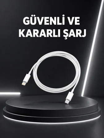 Dayanıklı TPE Lightning Kablo – 30W Hızlı Şarj ve Veri Transferi - Lisinya
