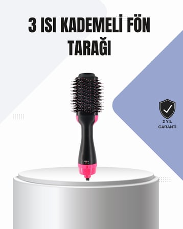 Oval Tasarımlı Profesyonel Fönlü Saç Şekillendirici - Lisinya