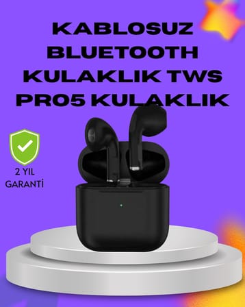 TWS Pro 5 – 3D HD Ses Kalitesi ve Gelişmiş Ses Yalıtımı - Lisinya