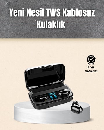 A10s TWS Ergonomik Bluetooth Kulaklık Uzun Pil Ömürlü - Lisinya