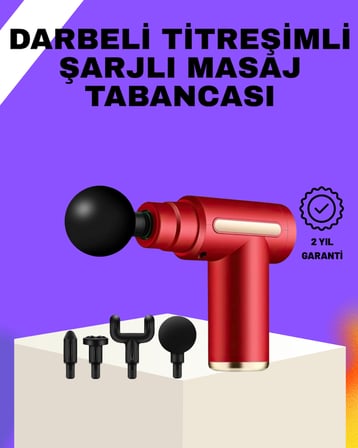 Şarjlı Masaj Tabancası Spor Sonrası Kas Rahatlatma İçin - Lisinya