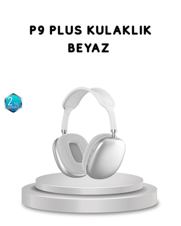 P9 Pro Plus Bluetooth Kulak Üstü Kulaklık –Gürültü Engelleme ve 5 Saat Dinleme Süresi - Lisinya