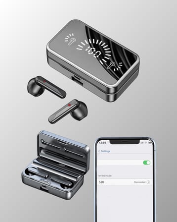 S20 Kablosuz Kulaklık – 360° Surround Stereo Ses Sistemi ile Derin Ses Deneyimi - Lisinya