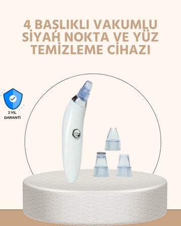 Güçlü Vakumlu Siyah Nokta Temizleyici – Cilt Pürüzlerini Gideren - Lisinya