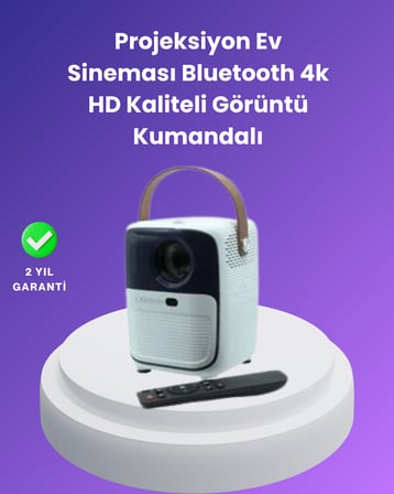 Çoklu Giriş Destekli Projektör – HDMI, USB ve Kulaklık Bağlantı Seçenekleriyle Geniş Uyumluluk - Lis
