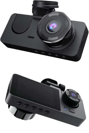 Yol Kayıt Araç Kamerası HD DVR 3 Kameralı 2.0in Ekranlı Ön İç Arka - Lisinya
