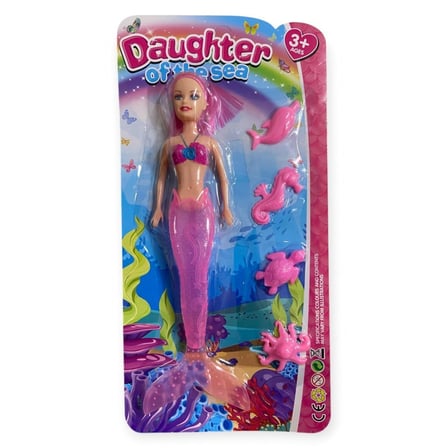 Aksesuarlı Deniz Kızı - 189-6 - Pembe (Lisinya)