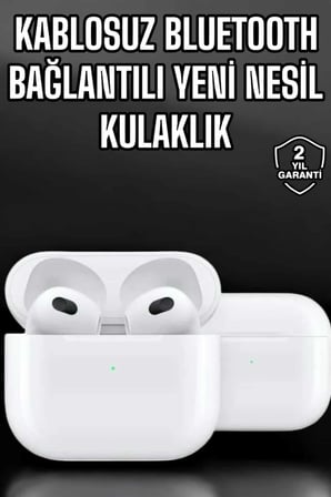 Bluetooth Kulaklık 3.Nesil Kablosuz Uzun Pil Ömrü Dokunmatik Kontrol - Lisinya