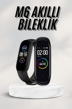 Akıllı Bileklik Android ve İOS Uyumlu Bildirim ve Çağrı Görme Spor Takibi - Lisinya
